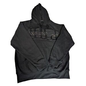 Distressed Hip Hop Legends Hoodie Nipsey Hussle Tupac 2Pac Goth Streetwear L